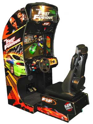 The Fast and the Furious arcade game